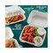 Pactiv Evergreen EarthChoice SmartLock Microwavable Hinged Lid Containers, 8.31 x 8.35 x 3.1, White, PK200 YCN808010000 - alternate 5